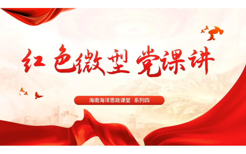 思政讲堂系列四 - 红色微型党课讲